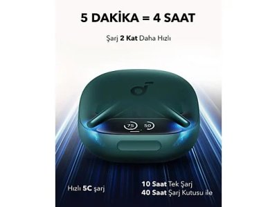 ANKER Soundcore Liberty 4 Pro ANC TWS Bluetooth Kulaklık Yeşil